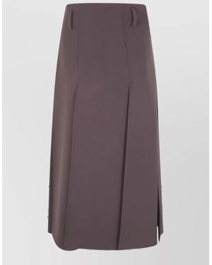 DR. HOPE A-Line Skirt - Purple