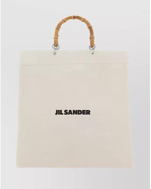 Jil Sander Canvas Tote Bag - Natural