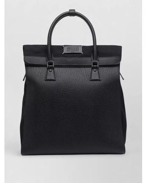 Maison Margiela 5Ac Daily Vertical Tote Bag Detachable Strap - Black
