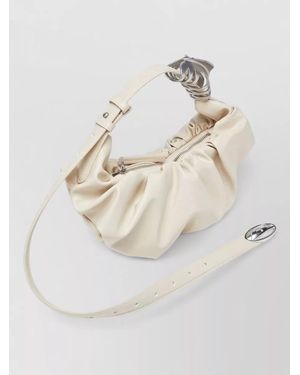 DIESEL Grab-D Small Clutch Bag - Natural