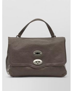 Zanellato Leather Shoulder Bag - Brown