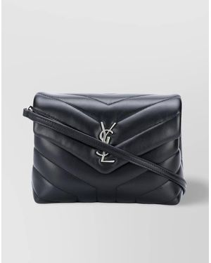 Saint Laurent Quilted Cross-Body Bags & Satchels - Gray