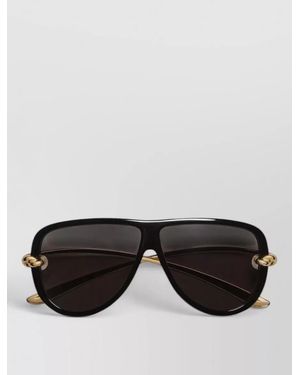 Bottega Veneta Knot Aviator Sunglasses - Black