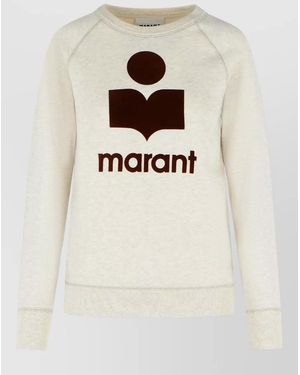 Isabel Marant Cotton Sweatshirt - Natural