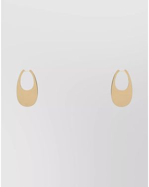 Coperni Large Hoop Earrings - White