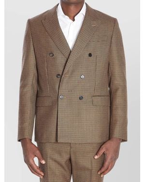 Gucci Wool Tweed Jacket - Brown