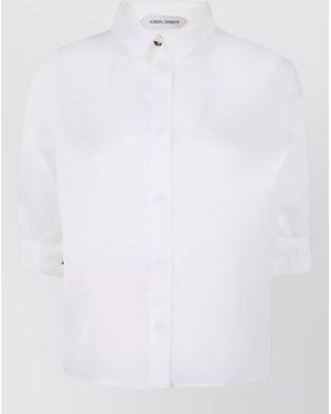Alberta Ferretti Silk Shirt - White