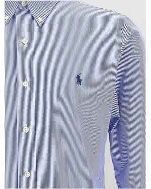 Polo Ralph Lauren Tailored Stretch Cotton Shirt - Blue