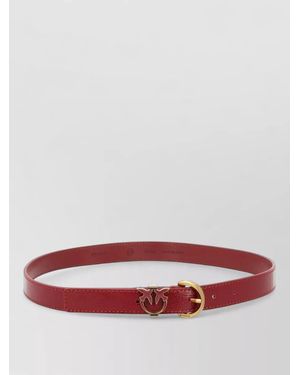 Pinko Adjustable Belt Logo Detail Buckle - Red