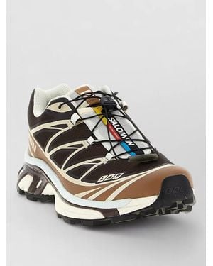 Salomon Xt-6 Lace-Up Sneakers - Metallic