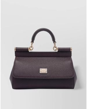 Dolce & Gabbana Mini Sicily Handbag Top Handle - Blue