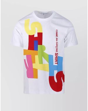 Comme des Garçons Printed T-Shirt - White