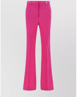 Versace Casual Pants With Back Pocket And Belt Loops - Pink