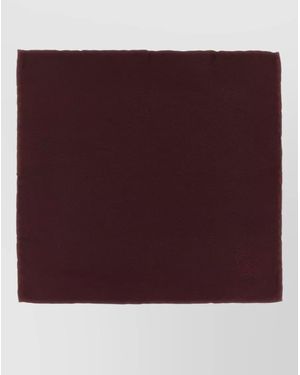 Brunello Cucinelli Silk Ribbed Scarf - Purple