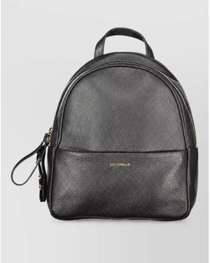 Coccinelle Leather Backpack - Grey