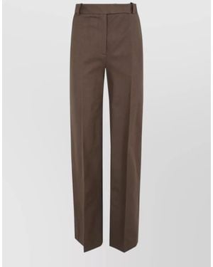 JOSEPH Stretch Tailored Pants - Brown