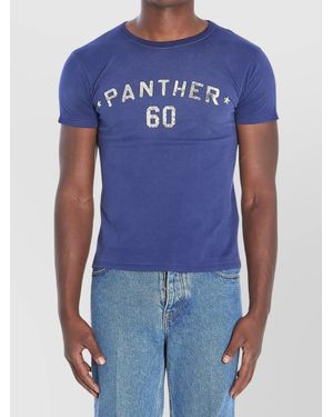 Valentino Garavani Printed Cotton Regular-Fit T-Shirt - Blue
