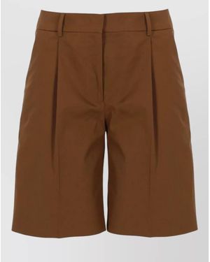 PT Torino Tailored Pants Pleated Front Belt Loops - Brown