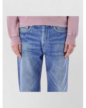 Our Legacy Crew Neck Knit Jumper Long Sleeves - Blue