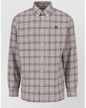 Burberry Cotton Shirt - Gray