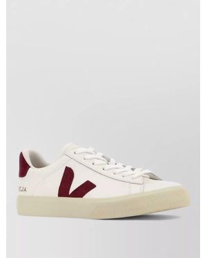 Veja Campo Leather Lace Up Trainers Rubber Sole - Multicolour