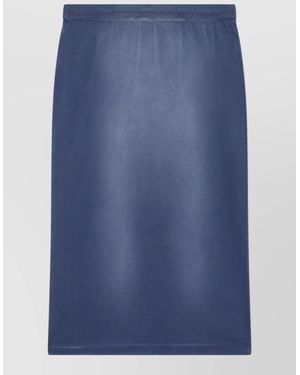 Acne Studios Skirt Elastic Waistband Midi Style - Blue