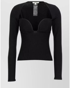 Nensi Dojaka Bustier Top - Blue