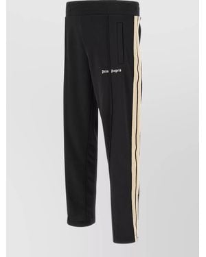 Palm Angels Logo-Embroidered Track Trousers - Black