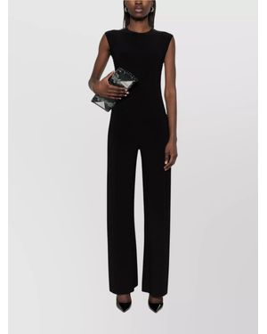 Norma Kamali Sleeveless Studded Jumpsuit - Black