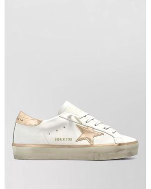 Golden Goose Leather Low-Top Trainers - Natural