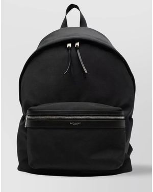 Saint Laurent Nylon Backpack - Black