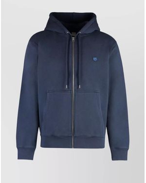 MAISON KITSUNE｜HOOD/ZIP-UP (WATERFALL OVERSIZE HOODIE ( Maison Kitsune Waterfall Oversize Hoodie Black Hoodies