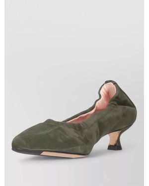 LA ROSE Suede Leather Pumps - Multicolor