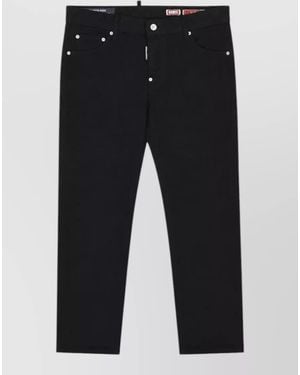 DSquared² Straight-Leg Trousers - Blue