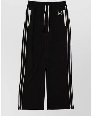 Michael Kors Lounge Underwear Shorts Elastic Waistband Stripes - Black