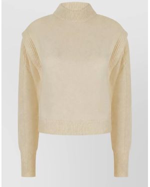 Alberta Ferretti Virgin Wool Sweatshirt - White