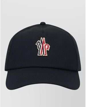 Moncler Cotton Logo Cap Casual Sporty Style - Blue