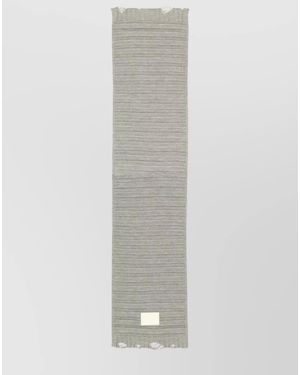 MM6 by Maison Margiela Wool Scarf - White