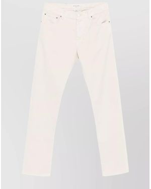 Jacob Cohen Slim-Fit Straight-Leg Trousers - White
