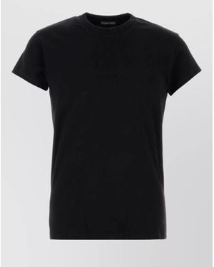 Tom Ford Cotton T-Shirt - Black