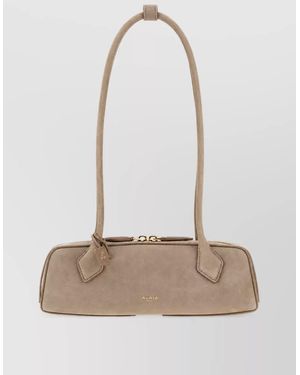 Alaïa Leather Shoulder Bag - White