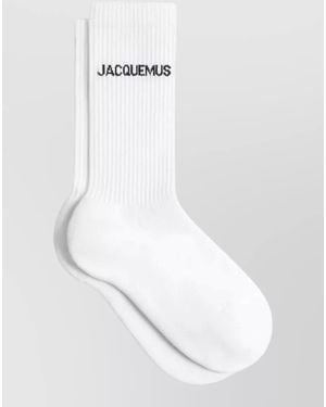 Jacquemus Cotton Socks - White