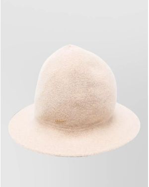 Borsalino Wool Blend Cloche Hat - Natural