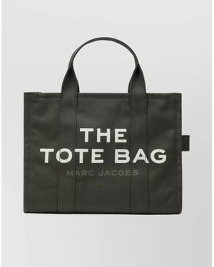 Marc Jacobs Medium Canvas Tote Bag With Side Handle - Black