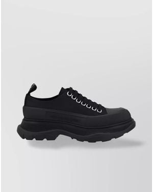 McQueen Canvas Low-Top Trainers - Black