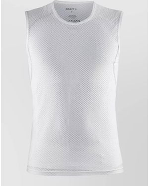 C.r.a.f.t Mesh Sleeveless Superlight Top Summer Edition - White