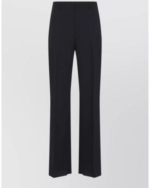 Celine Ethan Tailored Pants Wool Mohair Blend - Blue