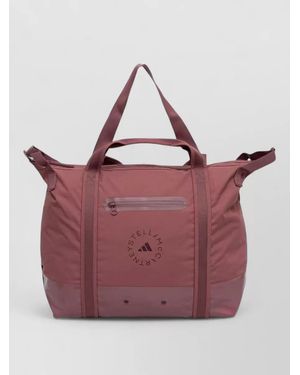 adidas By Stella McCartney Logo Travel Tote Bag Adjustable Strap - Red