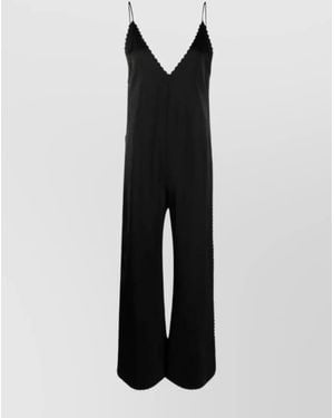オールインワン・サロペット Jil Sander FW23 Ivory satin jumpsuit (J01FP0101J76018 109) Jil Sander Black satin jumpsuit | wananluxury | REVERSIBLE