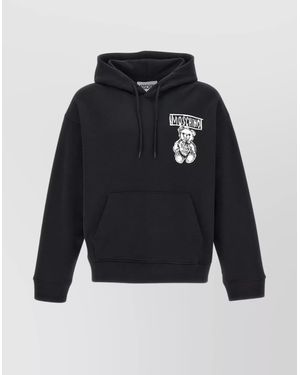 パーカー・フーディ MOSCHINO Men Hoodies V17257028 1001 White MOSCHINO | White Men's Hooded Sweatshirt | YOOX